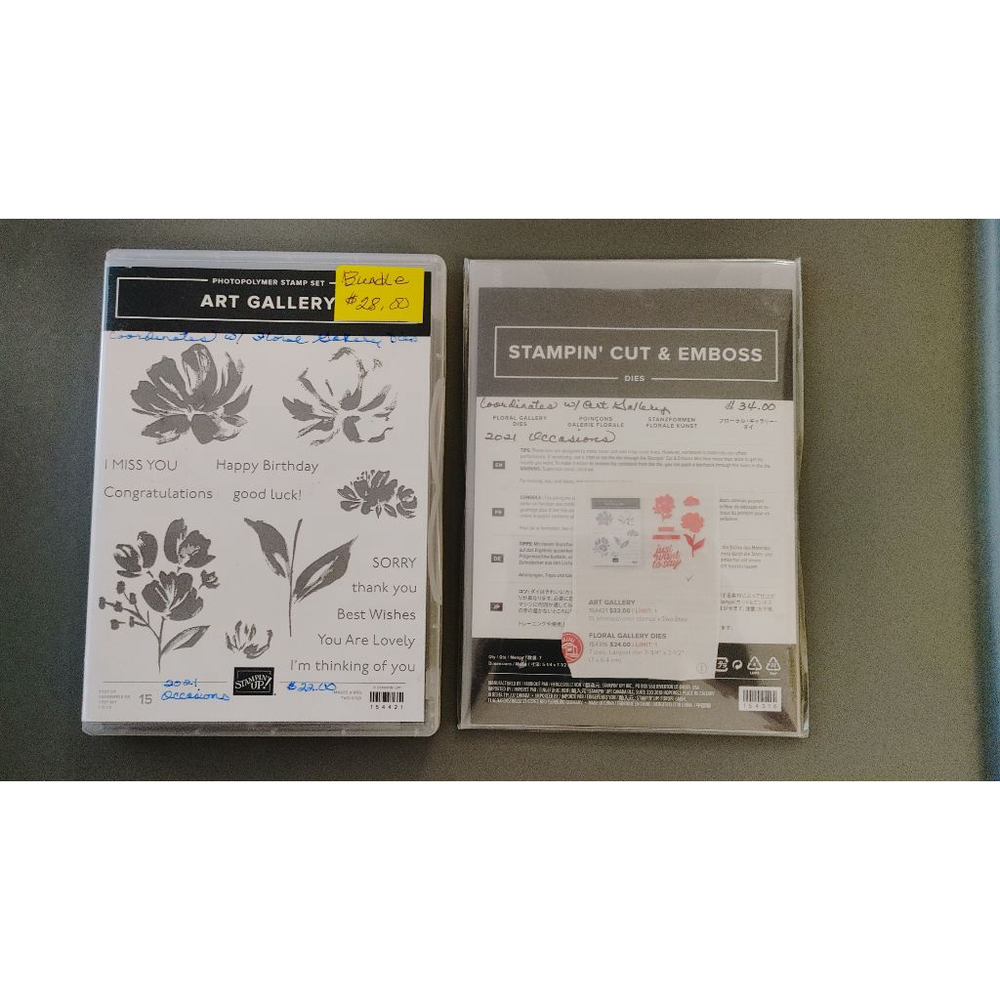 Stampin' Up! Art Gallery + Cut & Emboss Dies